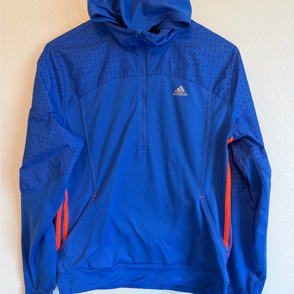 adidas Jackets & Blazers - Adidas Performance Pullover in Blue and Orange